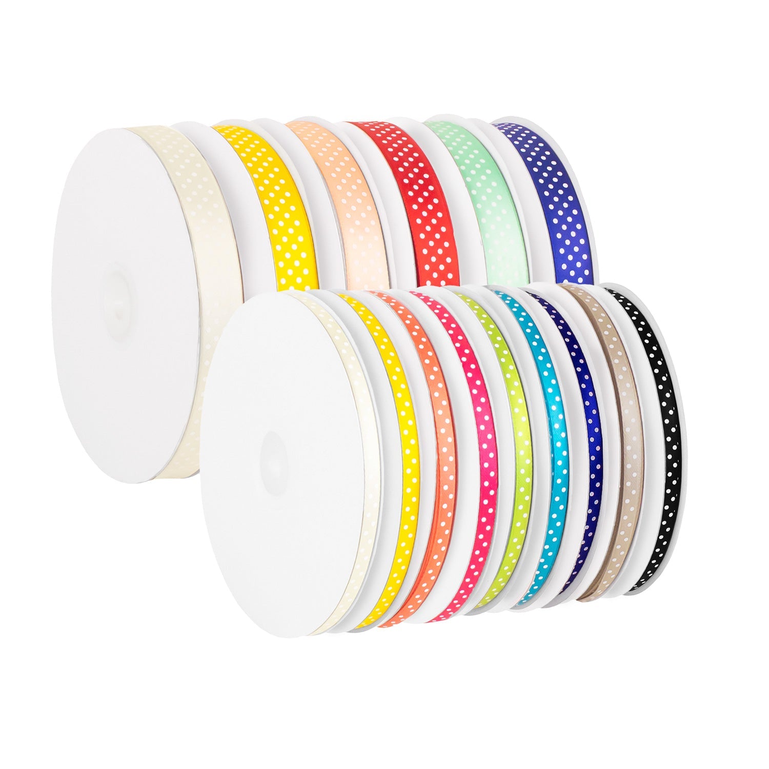 SATIN RIBBON WITH DOTS