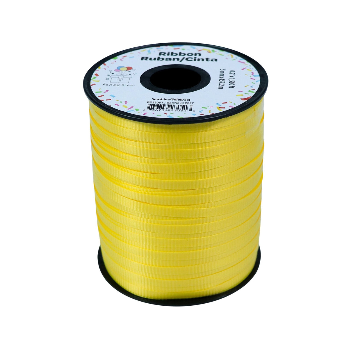 SOLID COLOR POLYPROPYLENE CURLING RIBBON