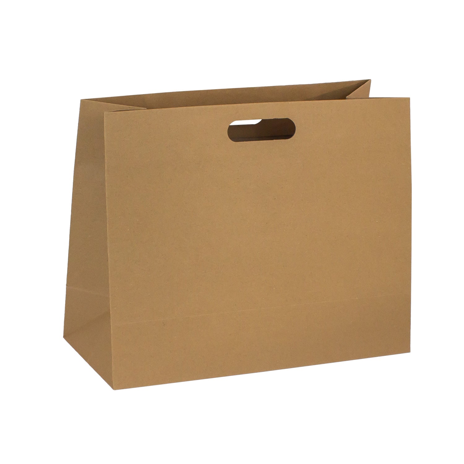 KRAFT DIE CUT HANDLE PAPER BAGS