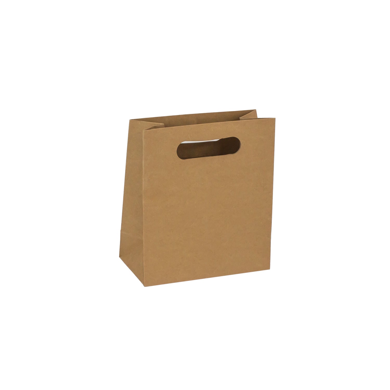 KRAFT DIE CUT HANDLE PAPER BAGS