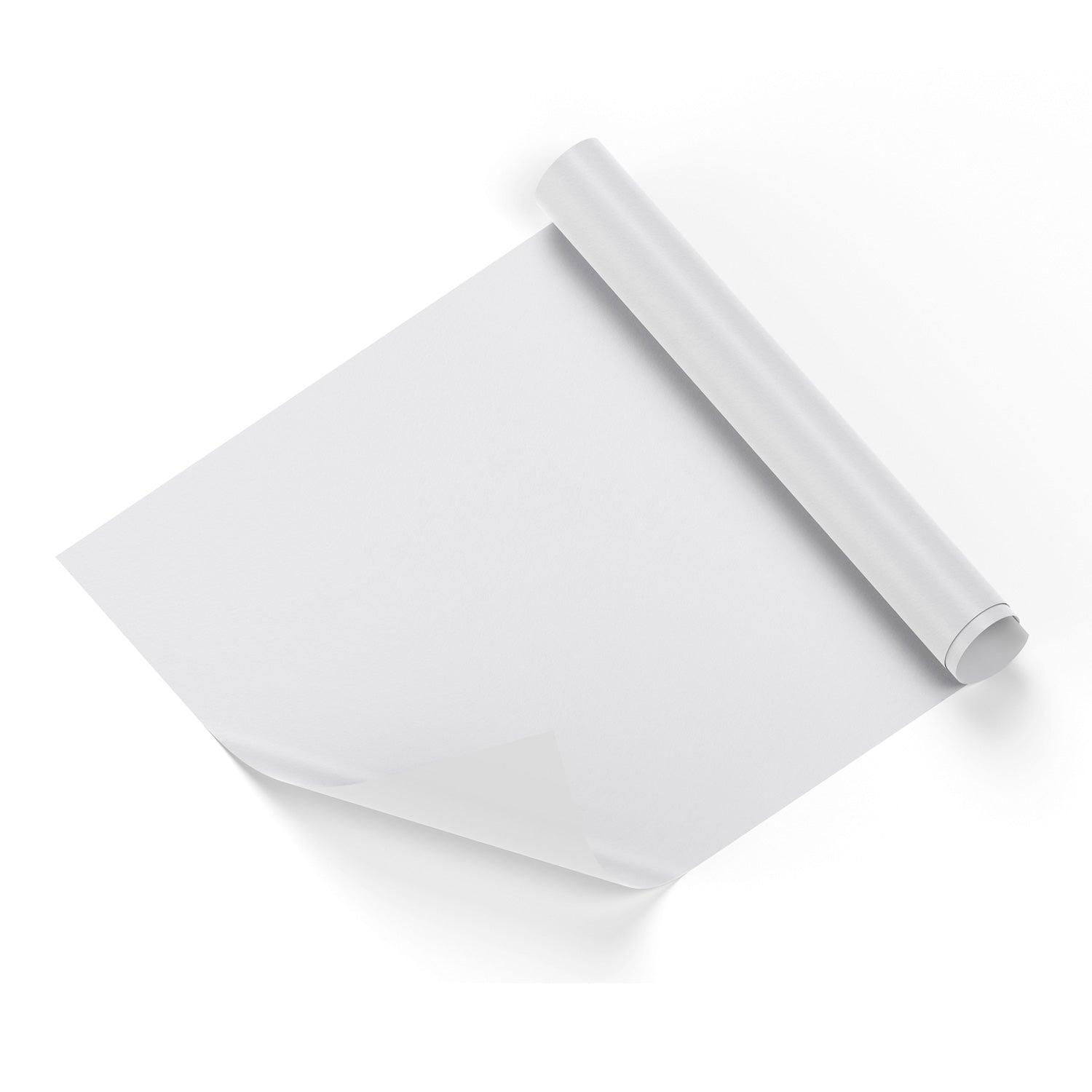 Solid White Kraft Rolls Wrapping Paper