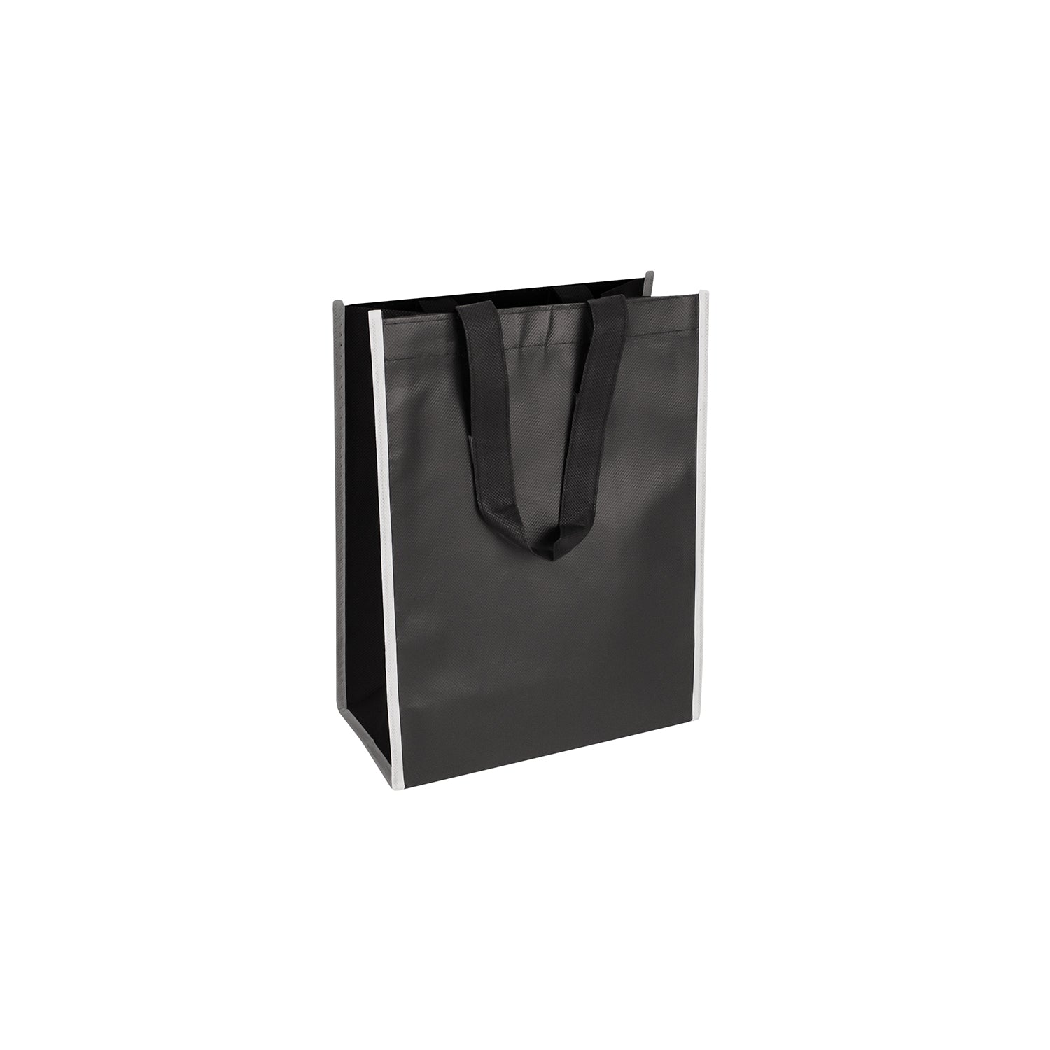 NON WOVEN TOTE W/CONTRAST TRIM