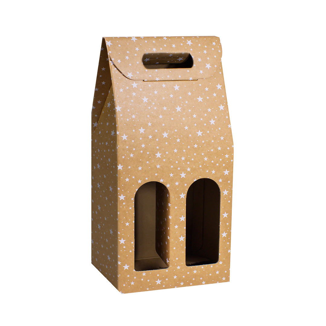 2836546 Two Bottle Box With Window And Handle