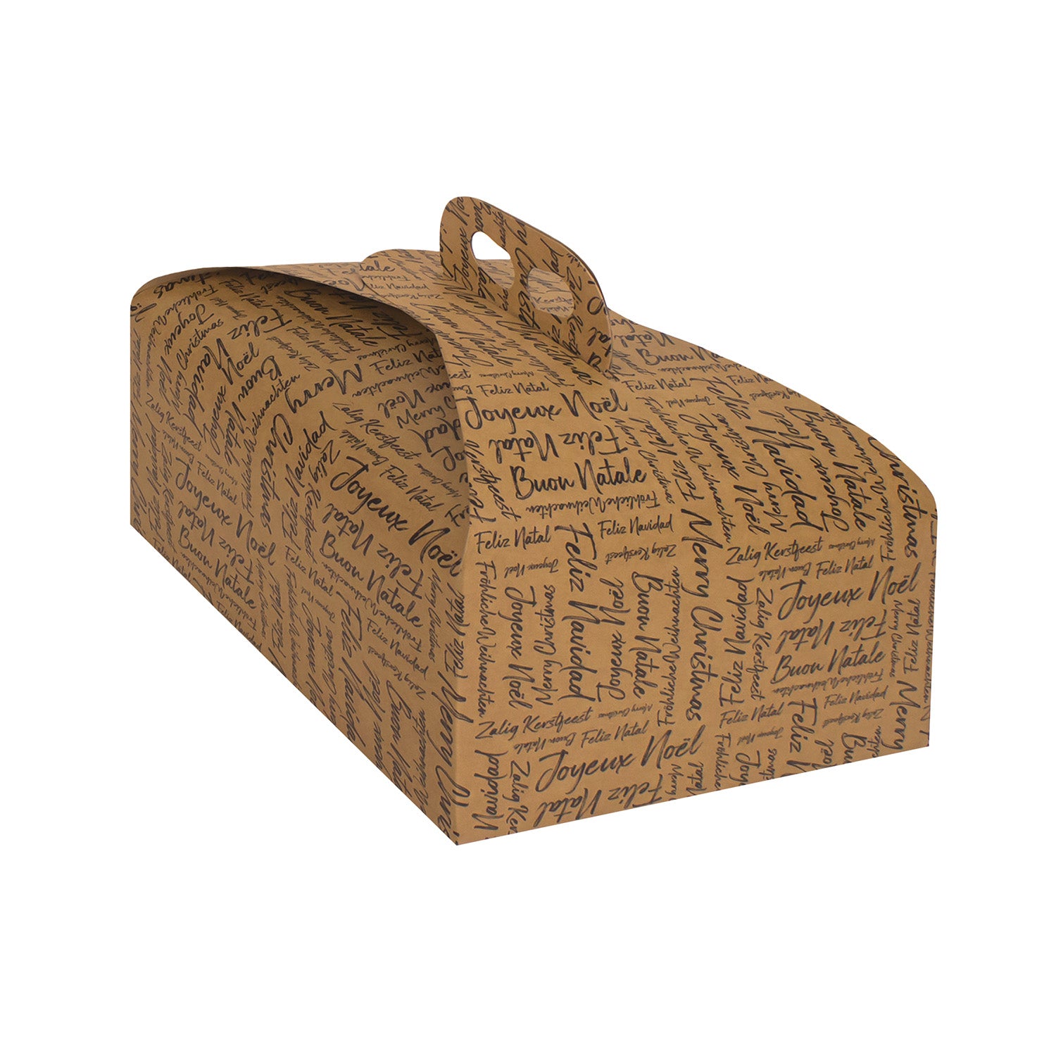 PRINTED PANETTONE BOX WITH HANDLE