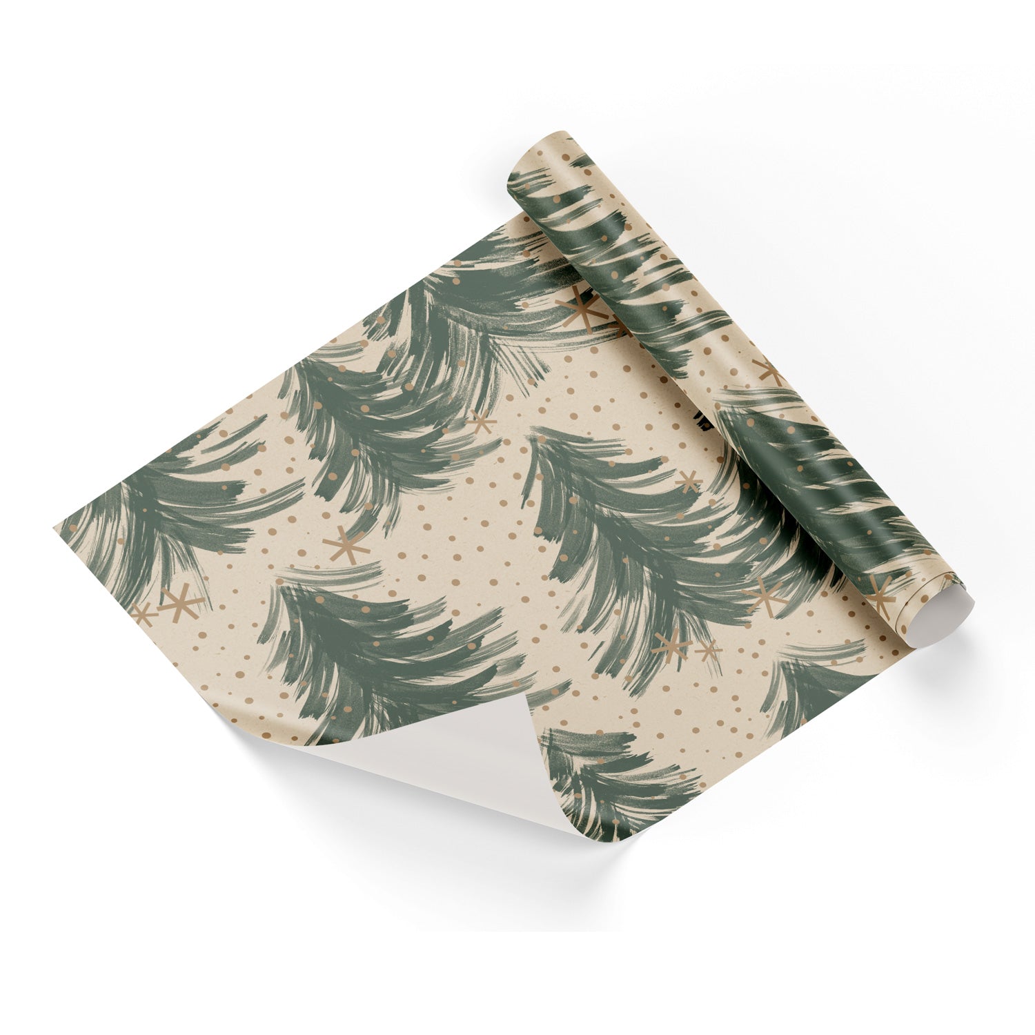 Winter Tree On Sugar Cane Paper Wrapping Paper