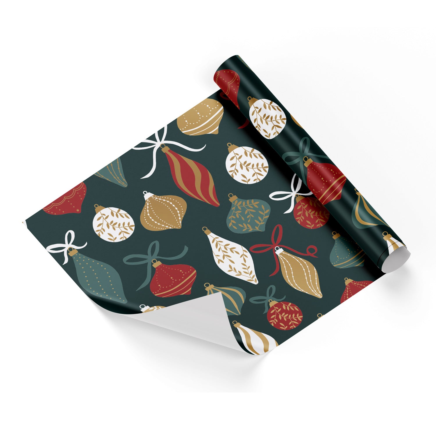 Christmas Vintage Ornaments Wrapping Paper