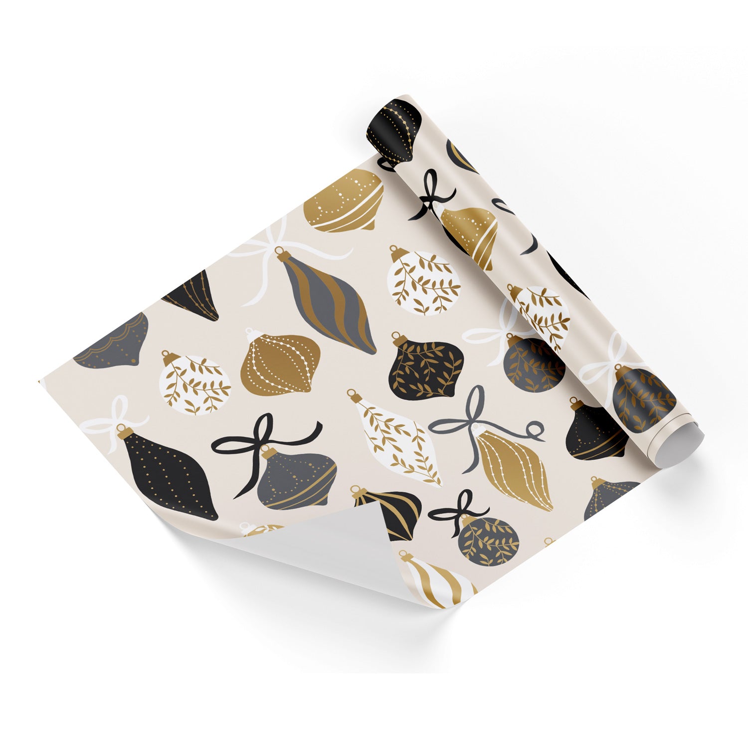 Christmas Vintage Ornaments Wrapping Paper