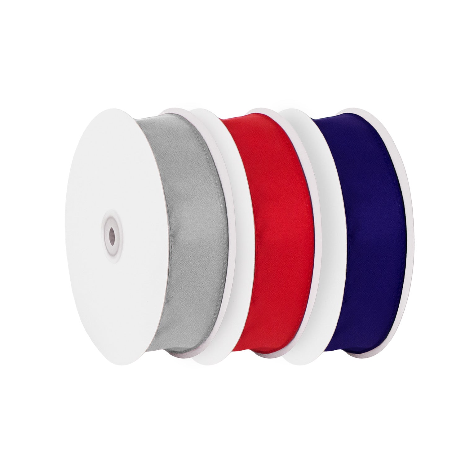 SOLID SATIN RIBBON WITH MATCHING EDGE