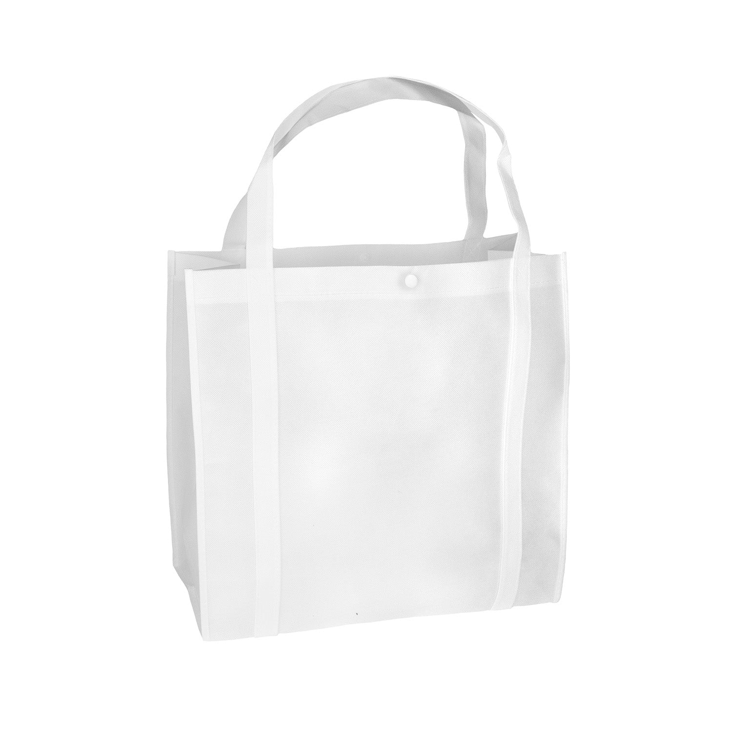 NON WOVEN LAMINATE TOTE WITH SNAP