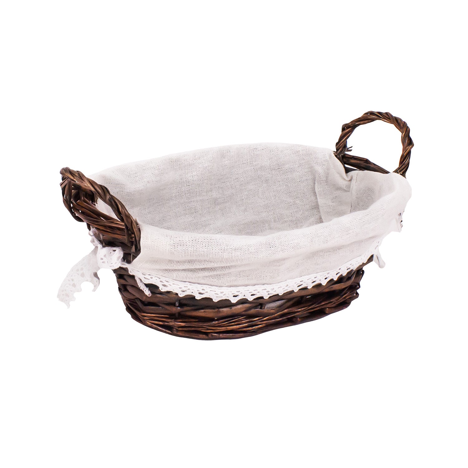 Woven Basket With Top Handle