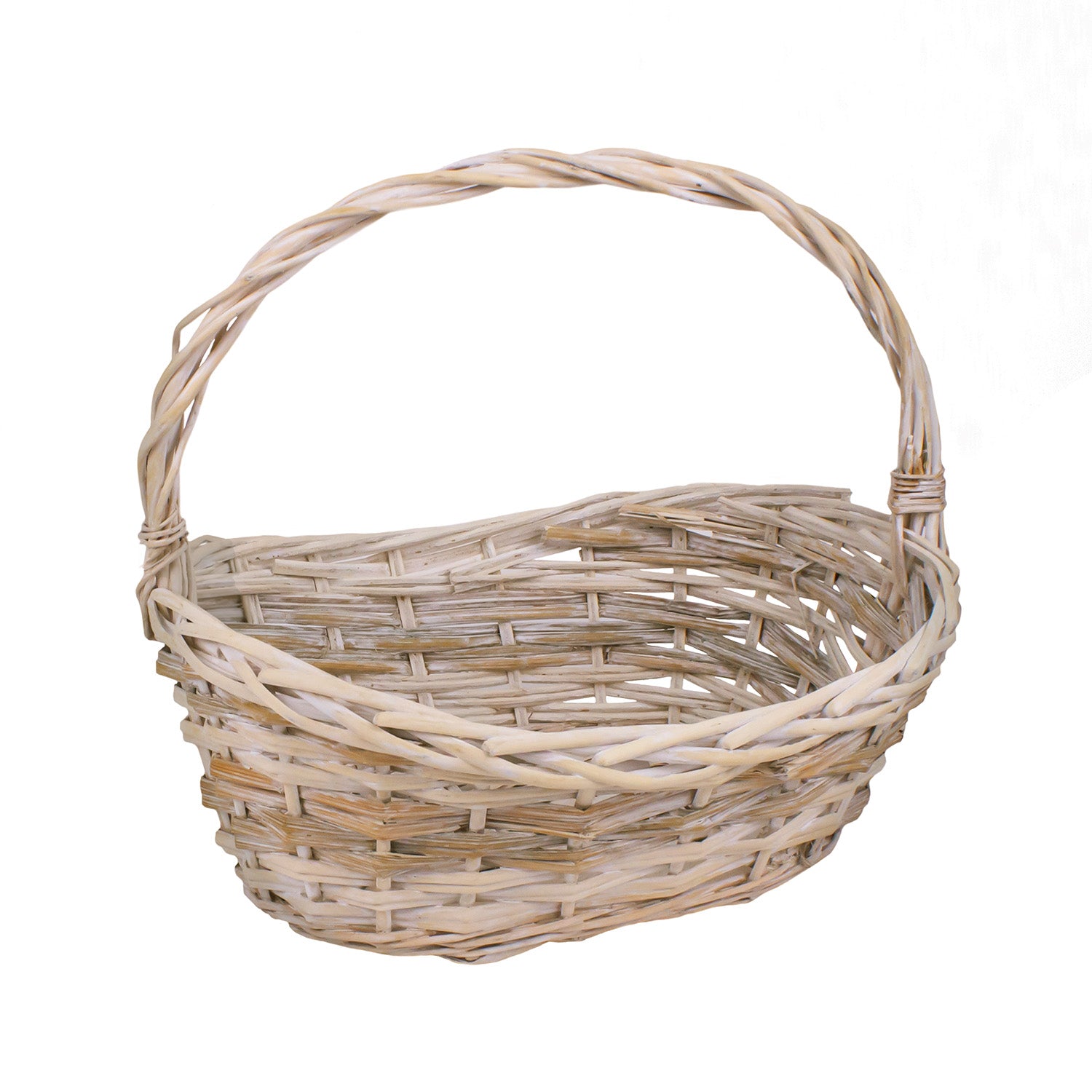 Woven Basket With Top Handle