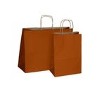 Copper Kraft Paper Shopper Bags