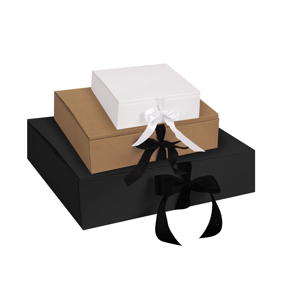 Luxury Gift Boxes with Satin Ribbon | Emballage Tout – Emballage tout