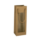 ONE BOTTLE WINE BAGS W/ WINDOW