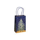 MIDNIGHT BLUE FLURRY CHRISTMAS PAPER BAGS