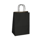 Black Kraft Paper Shoppers Bag