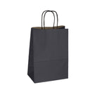 Dark Grey Kraft Paper Shopper Bags