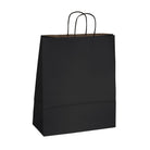 Black Kraft Paper Shoppers Bag