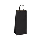 Black Kraft Paper Shoppers Bag