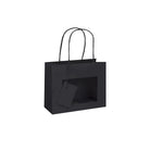 PREMIUM PAPER BAGS W/WINDOW AND RIGID HANDLE
