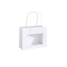PREMIUM PAPER BAGS W/WINDOW AND RIGID HANDLE