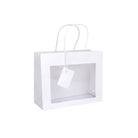 PREMIUM PAPER BAGS W/WINDOW AND RIGID HANDLE