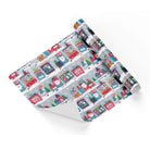 Childrens Christmas Kids Train Wrapping Paper