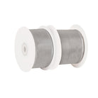 SOLID COLOR SILVER WITH SHIMMERING EDGE