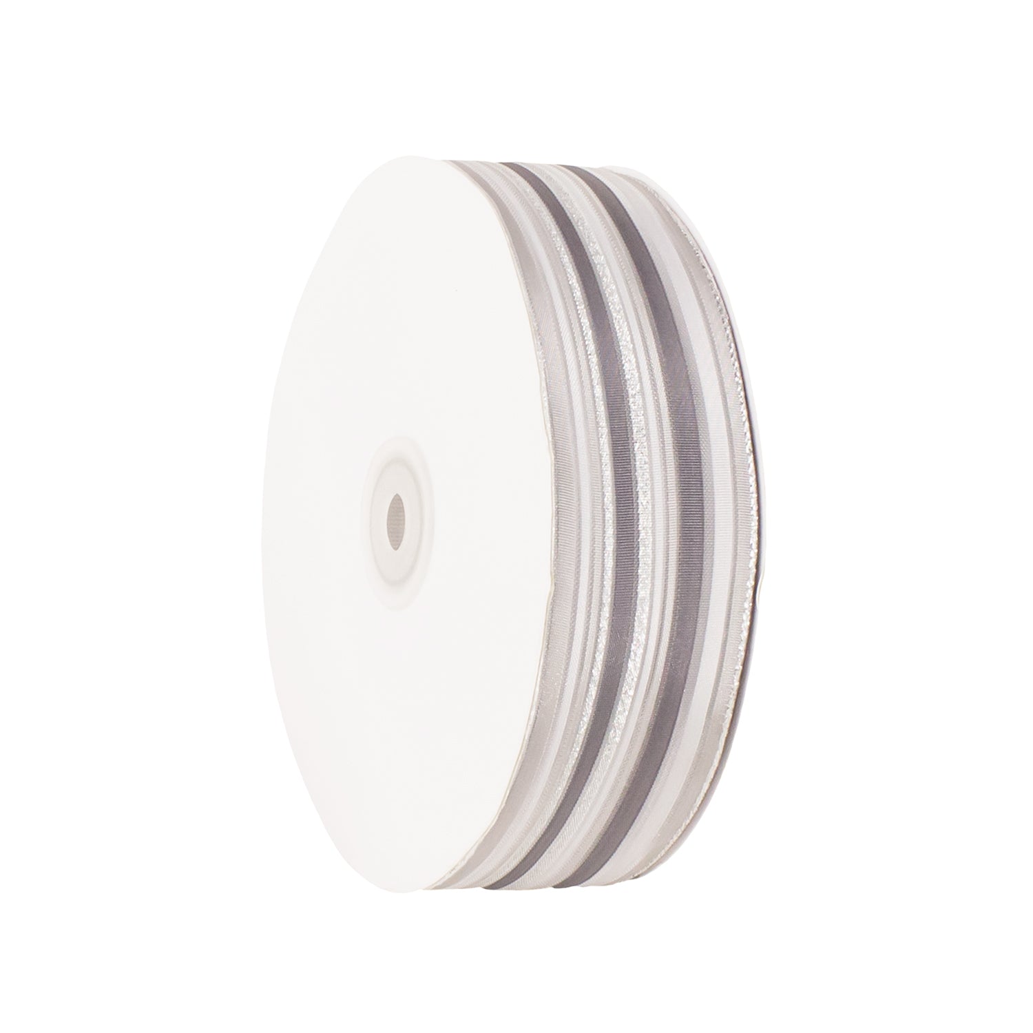 Grey & White Striped Ribbon | Emballage Tout (FR) – Emballage tout