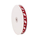 WHITE CARIBOU WITH SNOWFLAKES