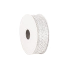 MESH WEAVE SILVER GLITTER RIBBON