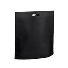 NON WOVEN SOLID COLORED DIE CUT BAG WITH BOTTOM GUSSET