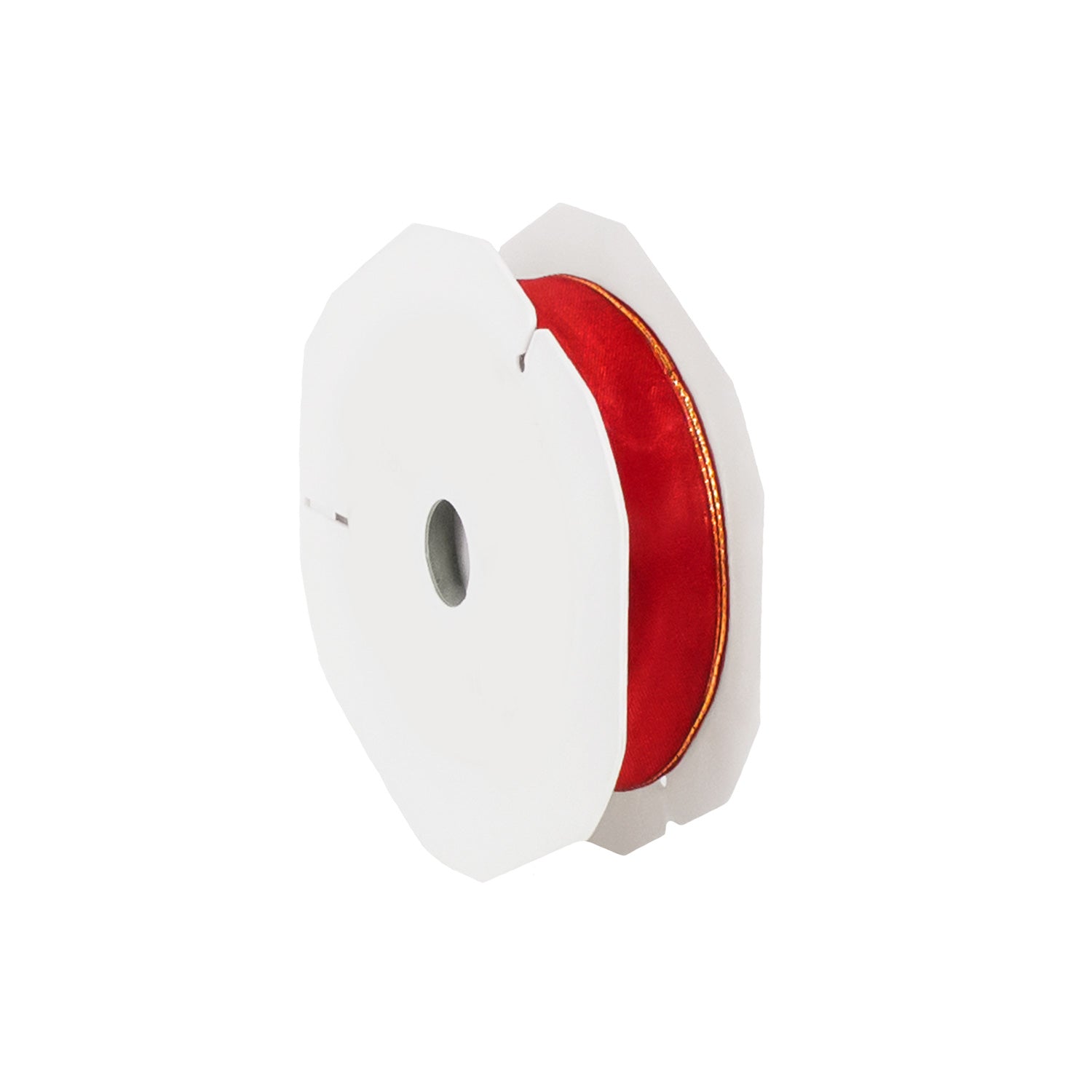 SOLID RED RIBBON WITH GOLD EDGE